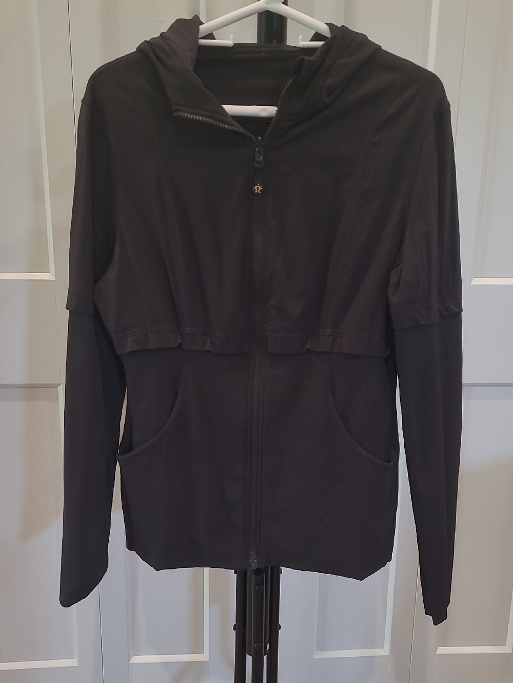 lululemon athletica Nonstop Hooded Zip Jacket In Chocolate Brown